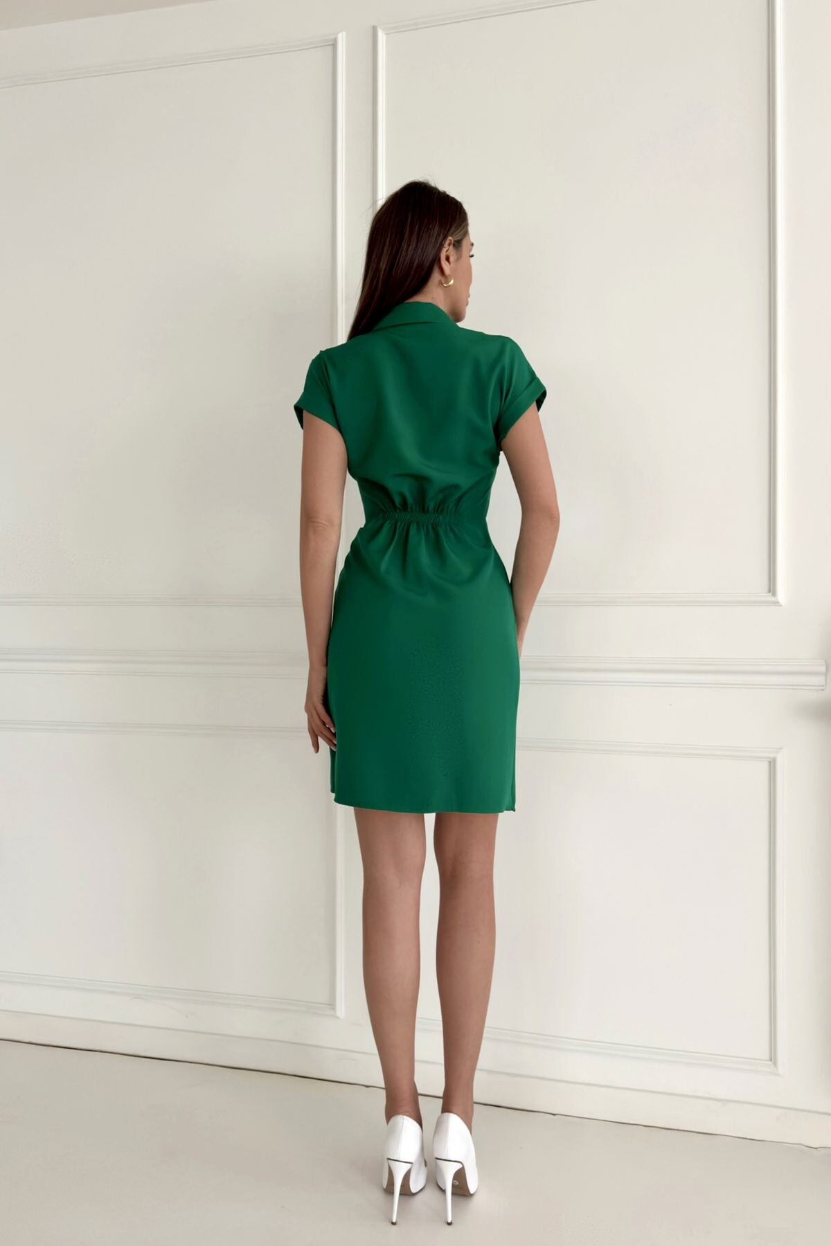 DOUBLE DRESS WITH ELASTIC WAIST