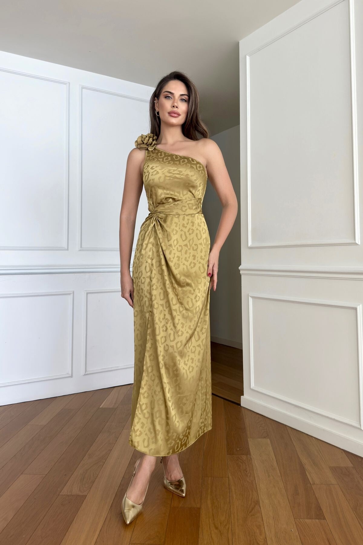 JACGUARD LONG DRESS