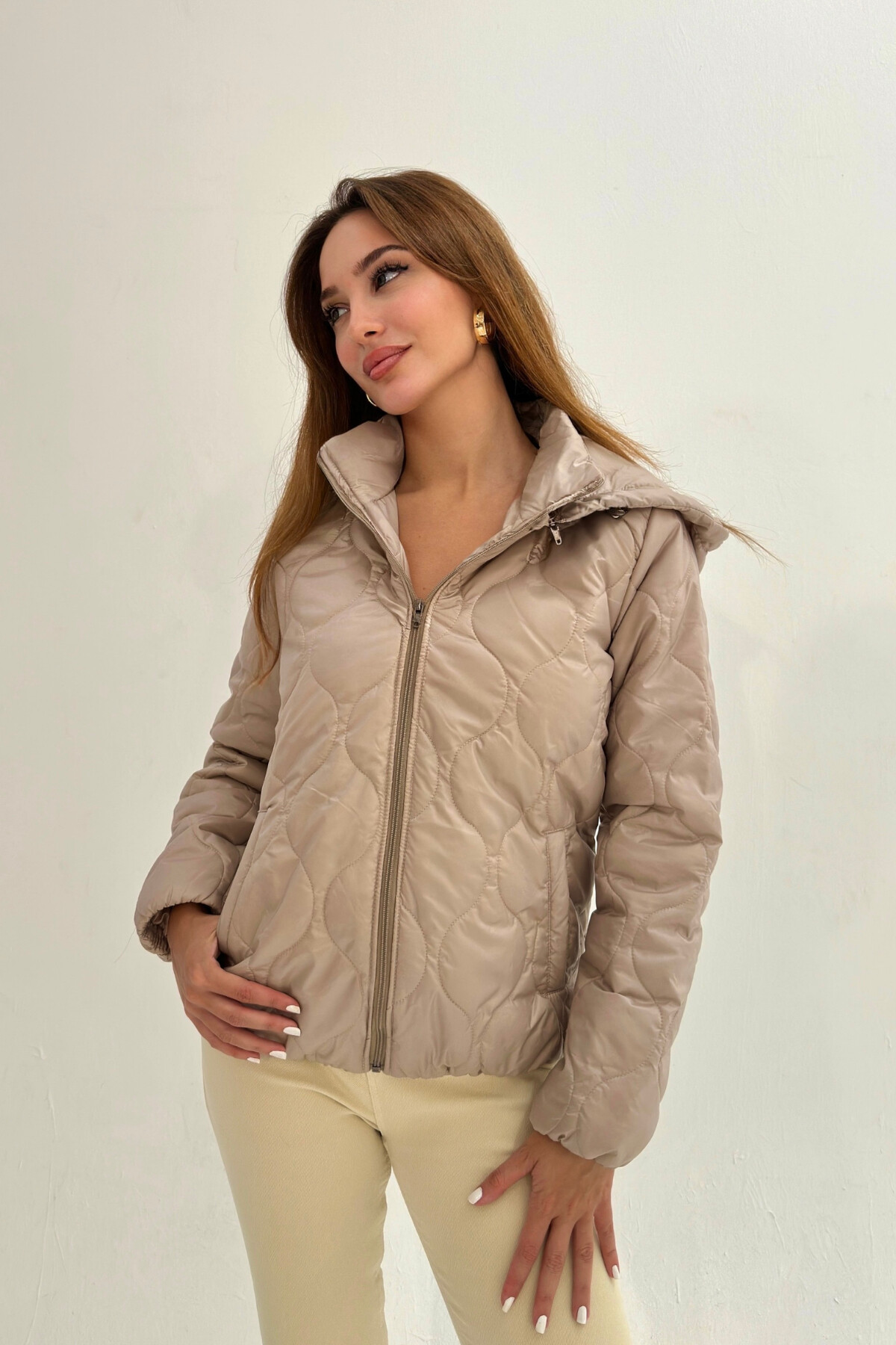 SHORT QUILTED COAT