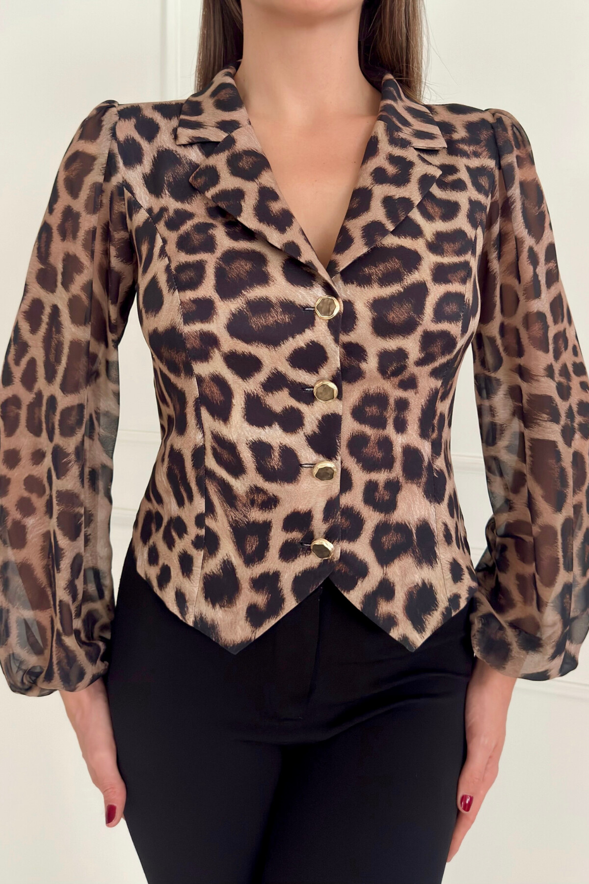 LEOPARD PRINT VEST