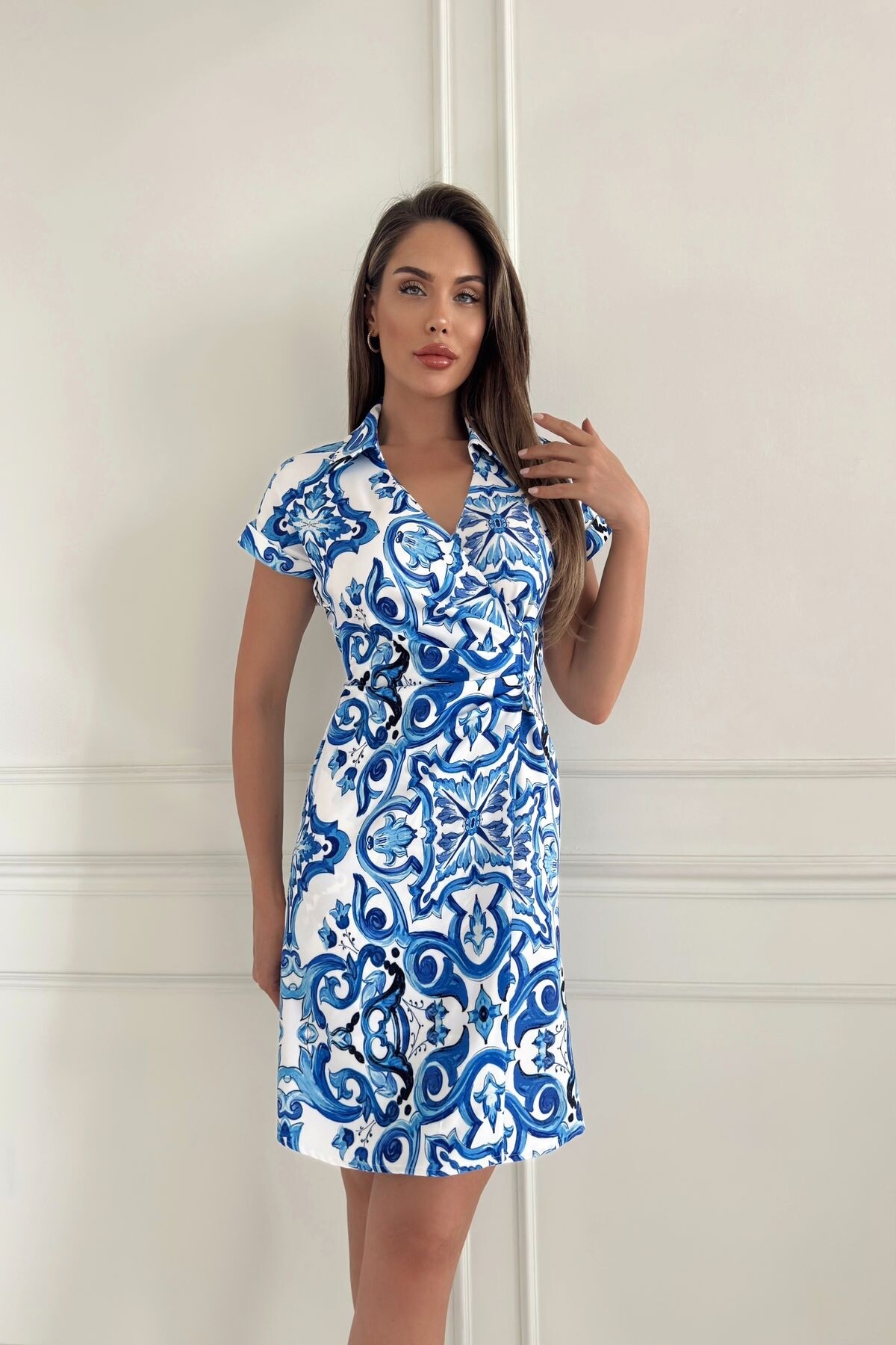 PATTERNED DOUBLE DRESS