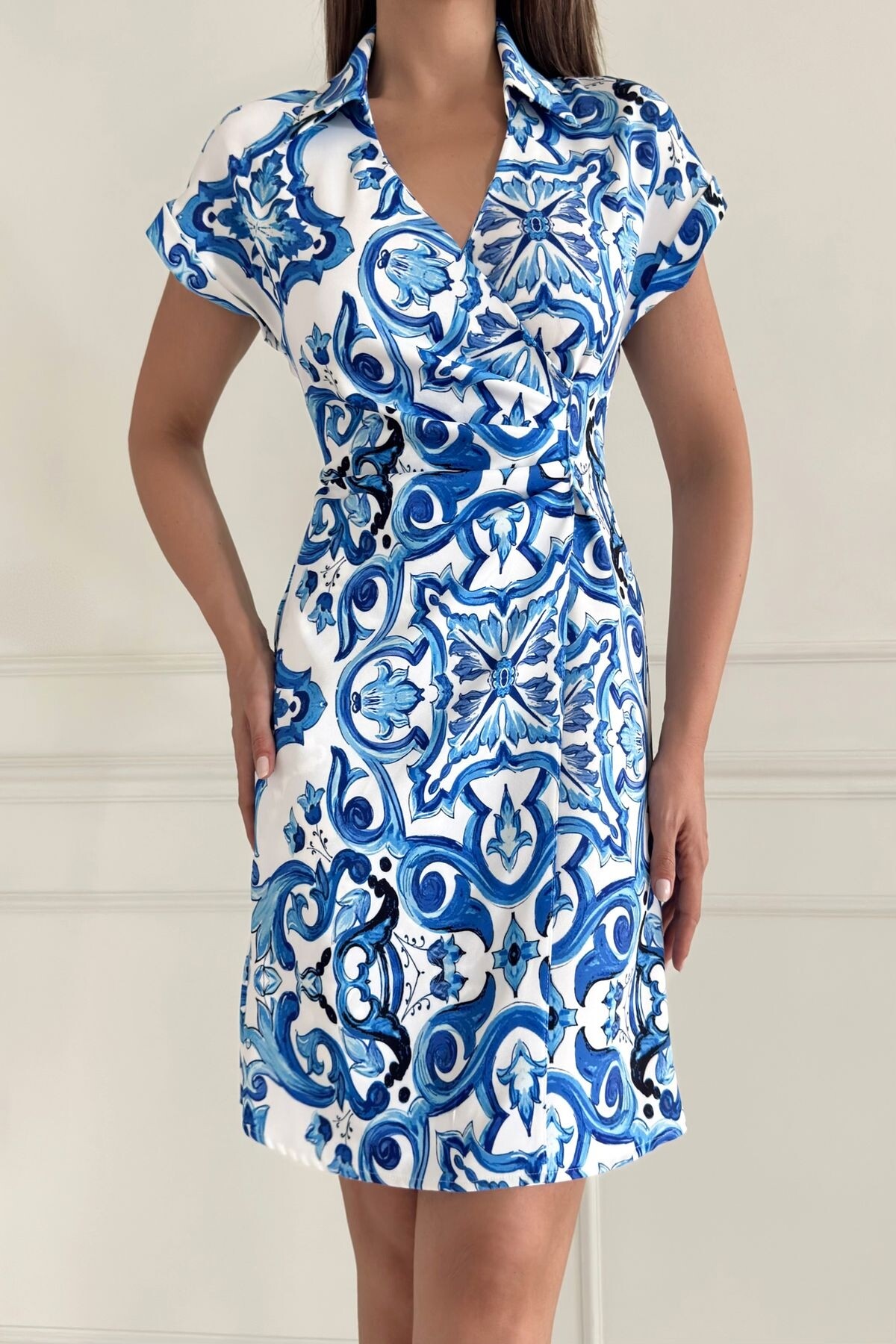 PATTERNED DOUBLE DRESS