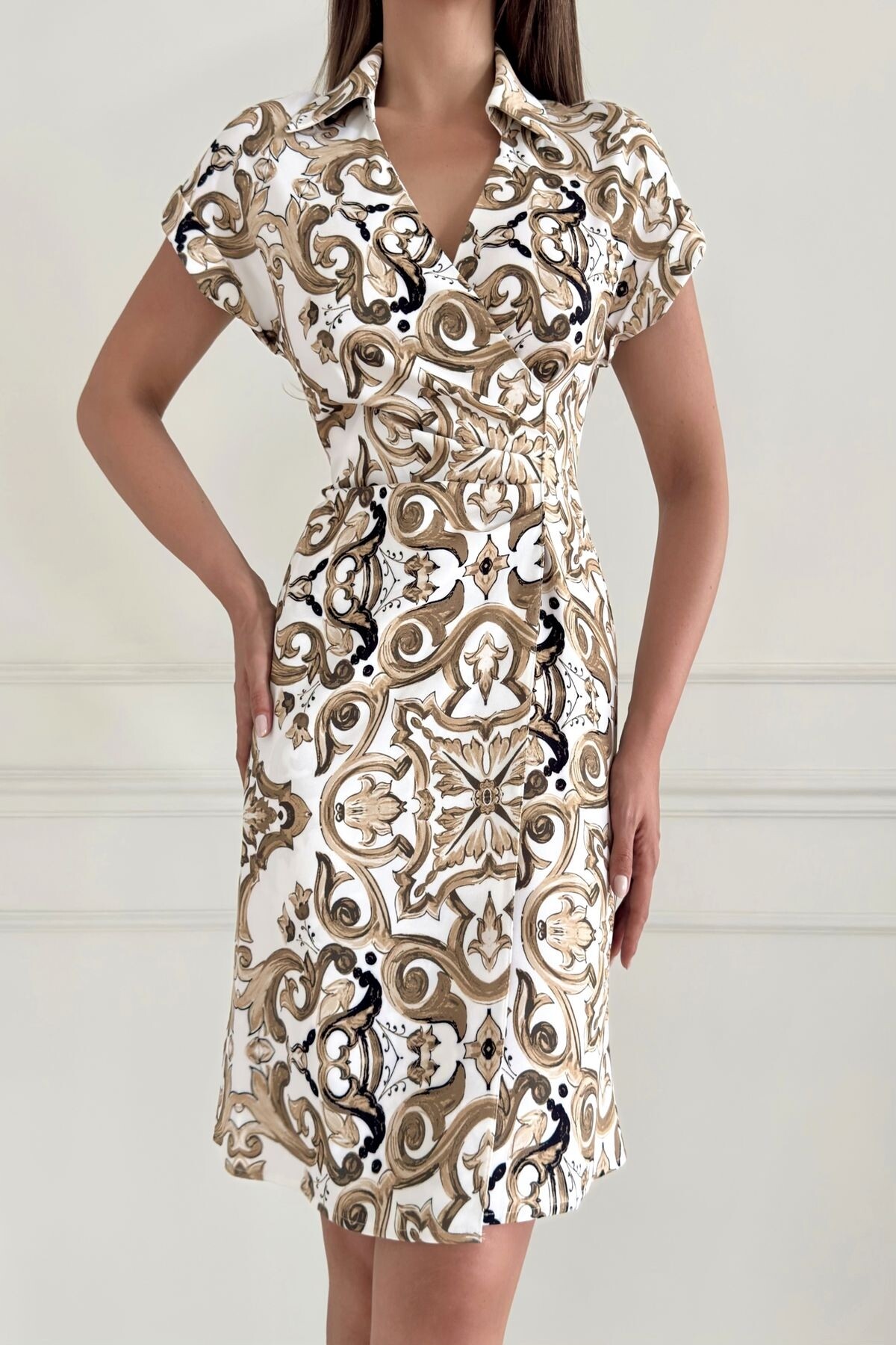 PATTERNED DOUBLE DRESS