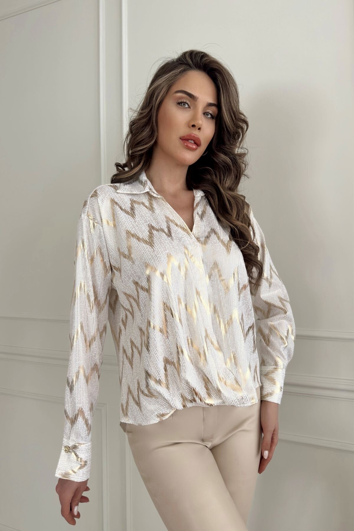 PRINTED BLOUSE