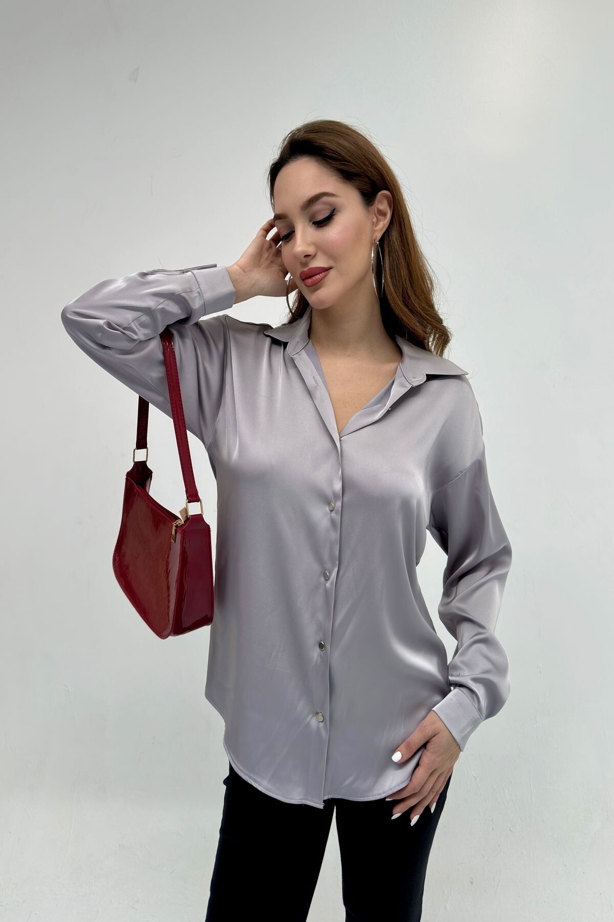 SATIN SHIRT