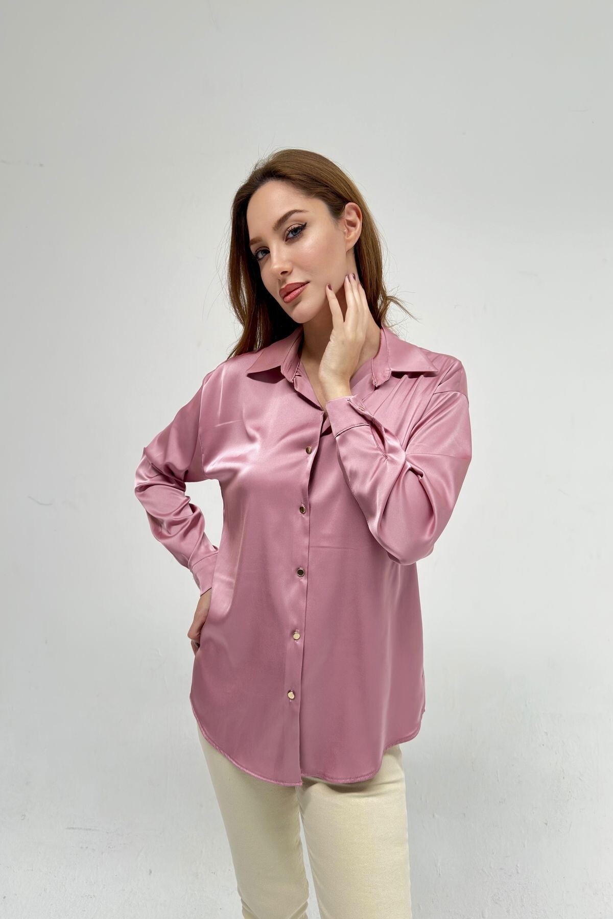 SATIN SHIRT