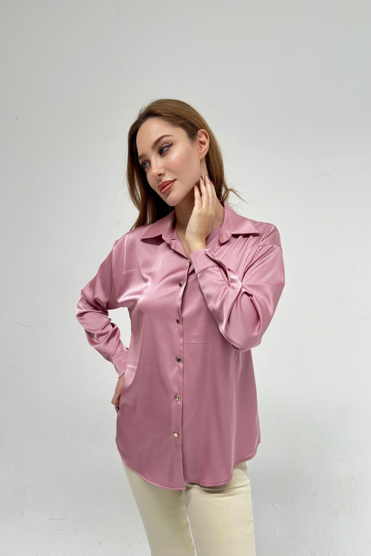 SATIN SHIRT