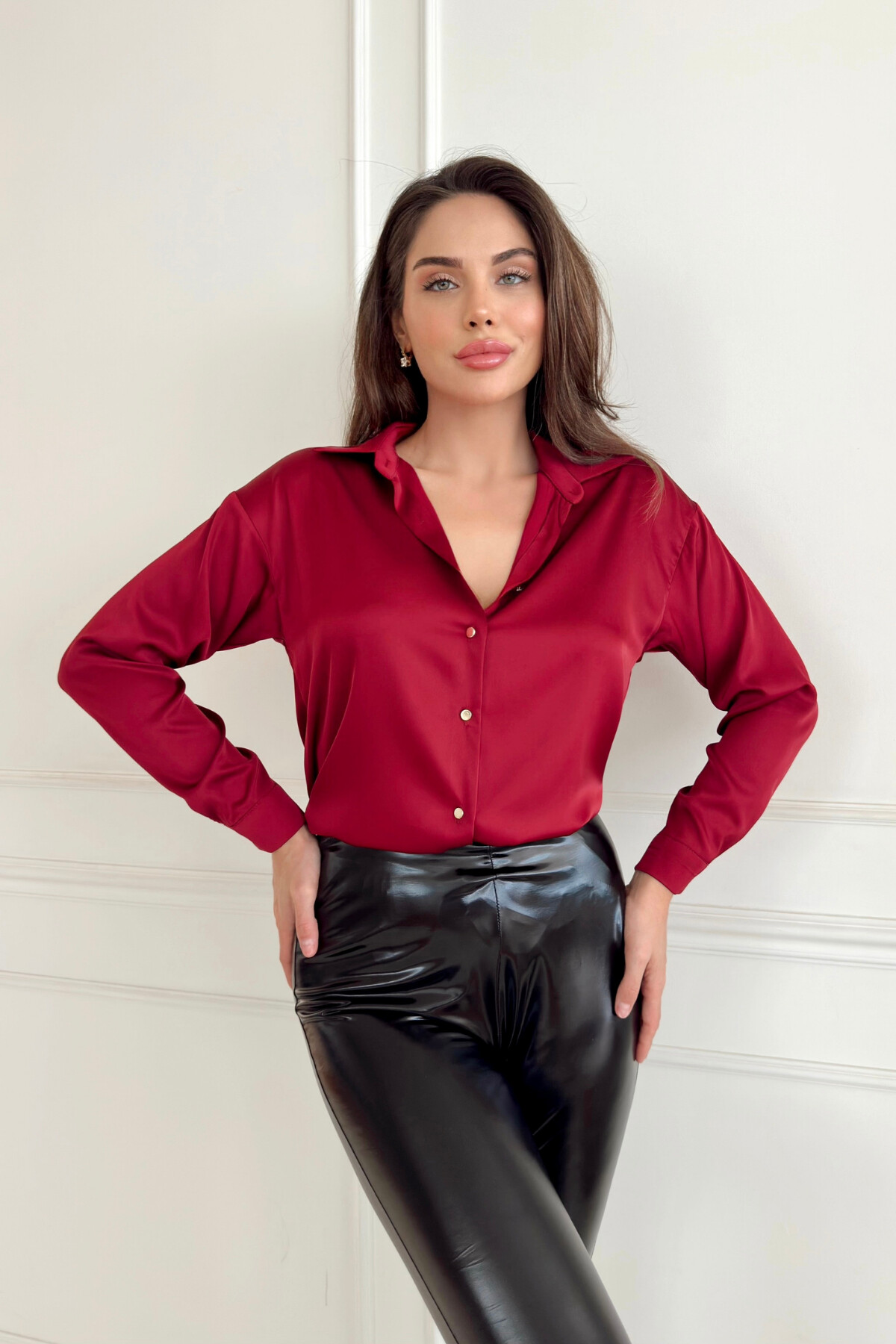 SATIN SHIRT