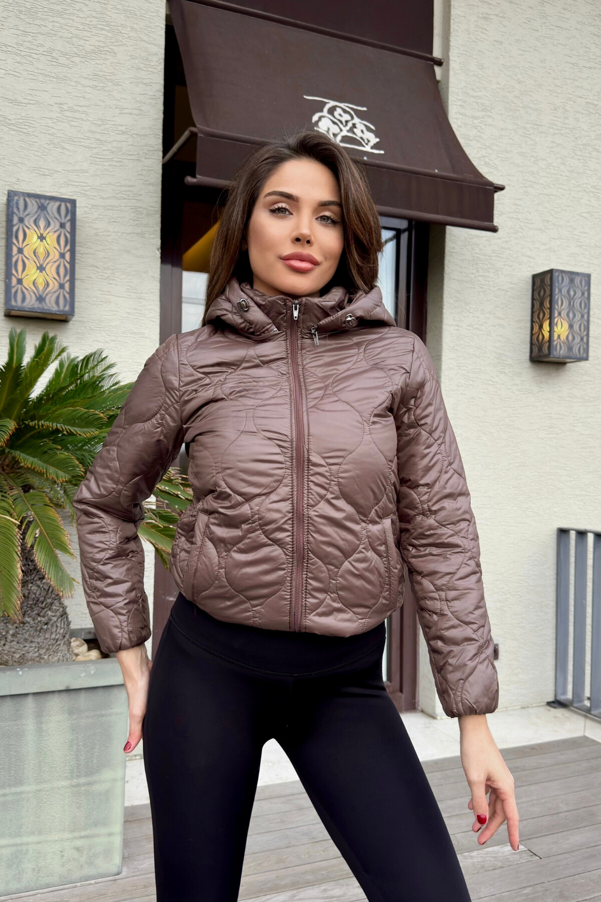 SHORT QUILTED COAT