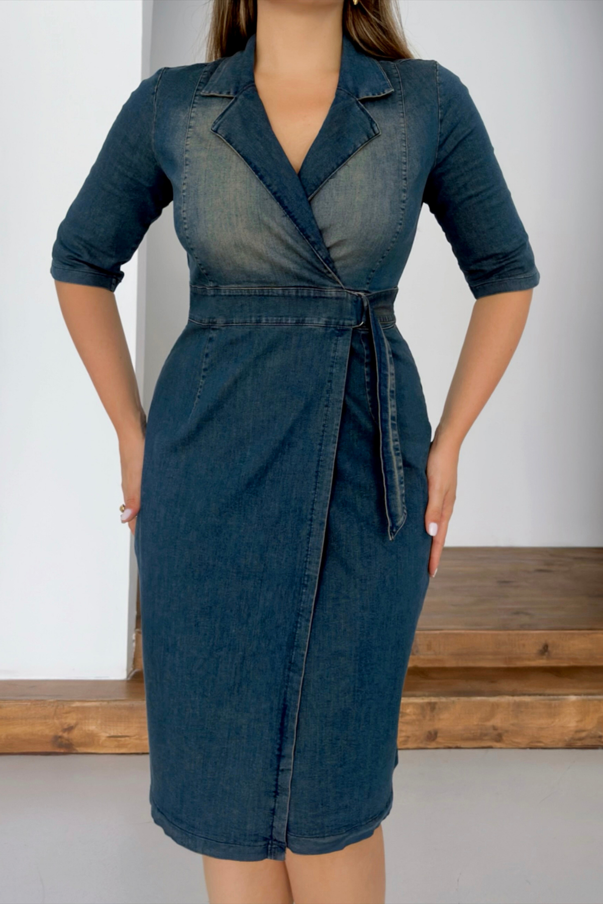 Denim Elbise