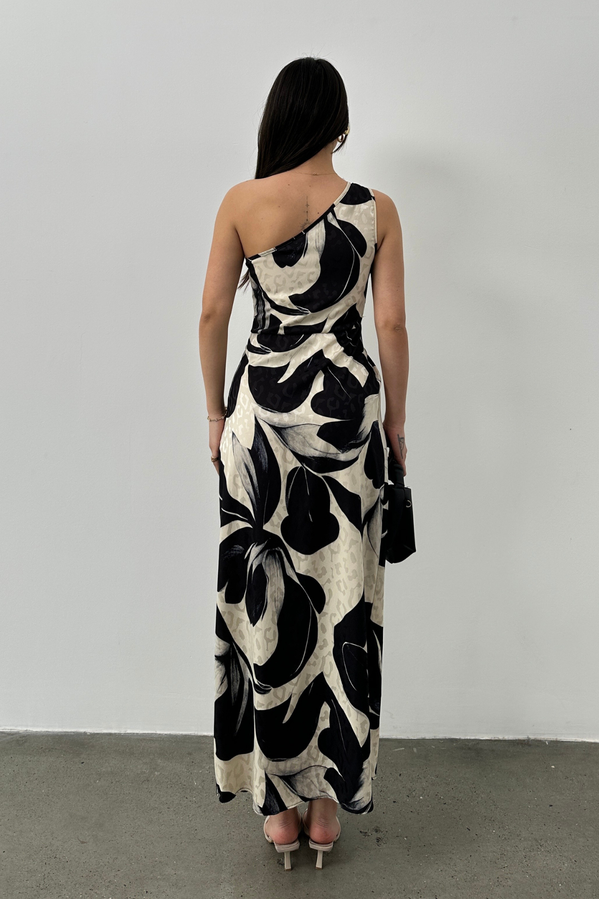 JACGUARD DIGITAL PRINTED DRESS