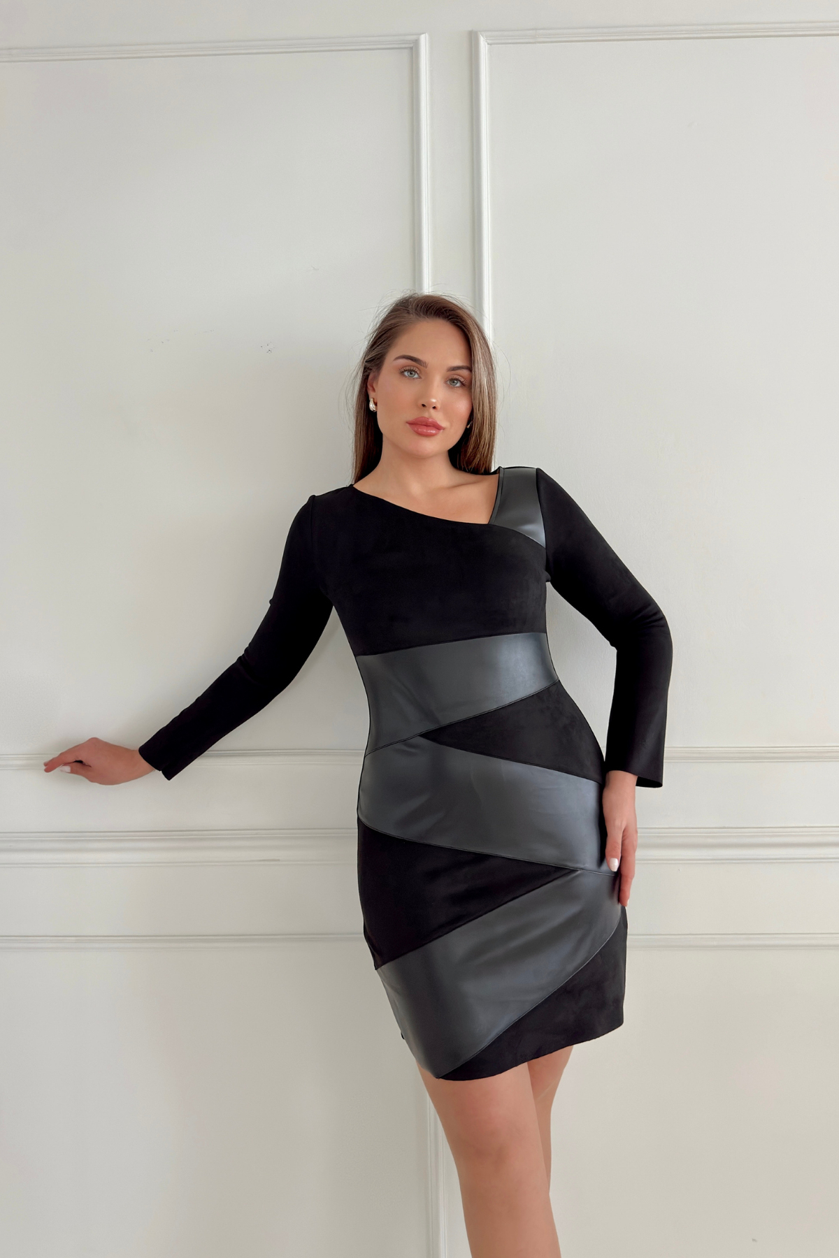 Кожаное Платье