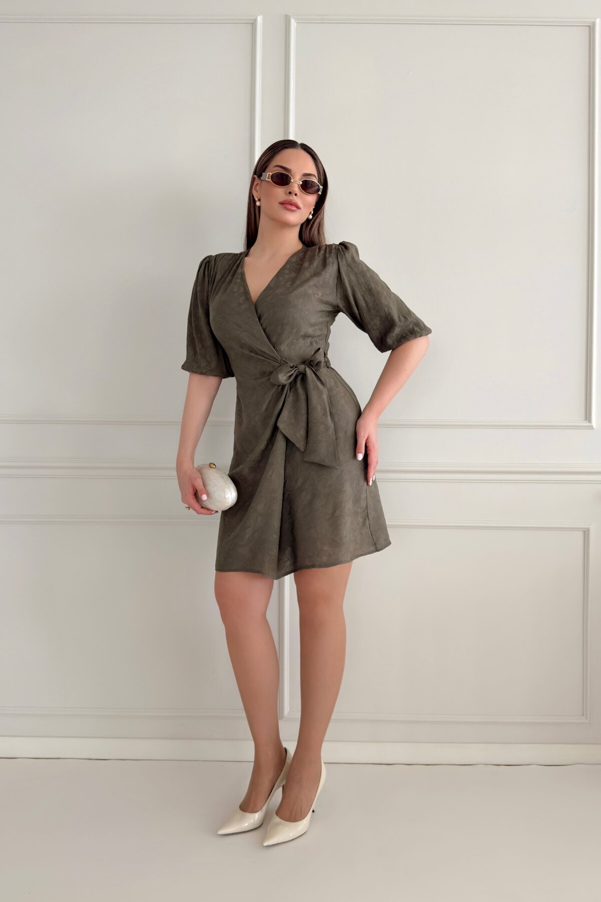 PAISLEY PATTERN JACGUARD DRESS