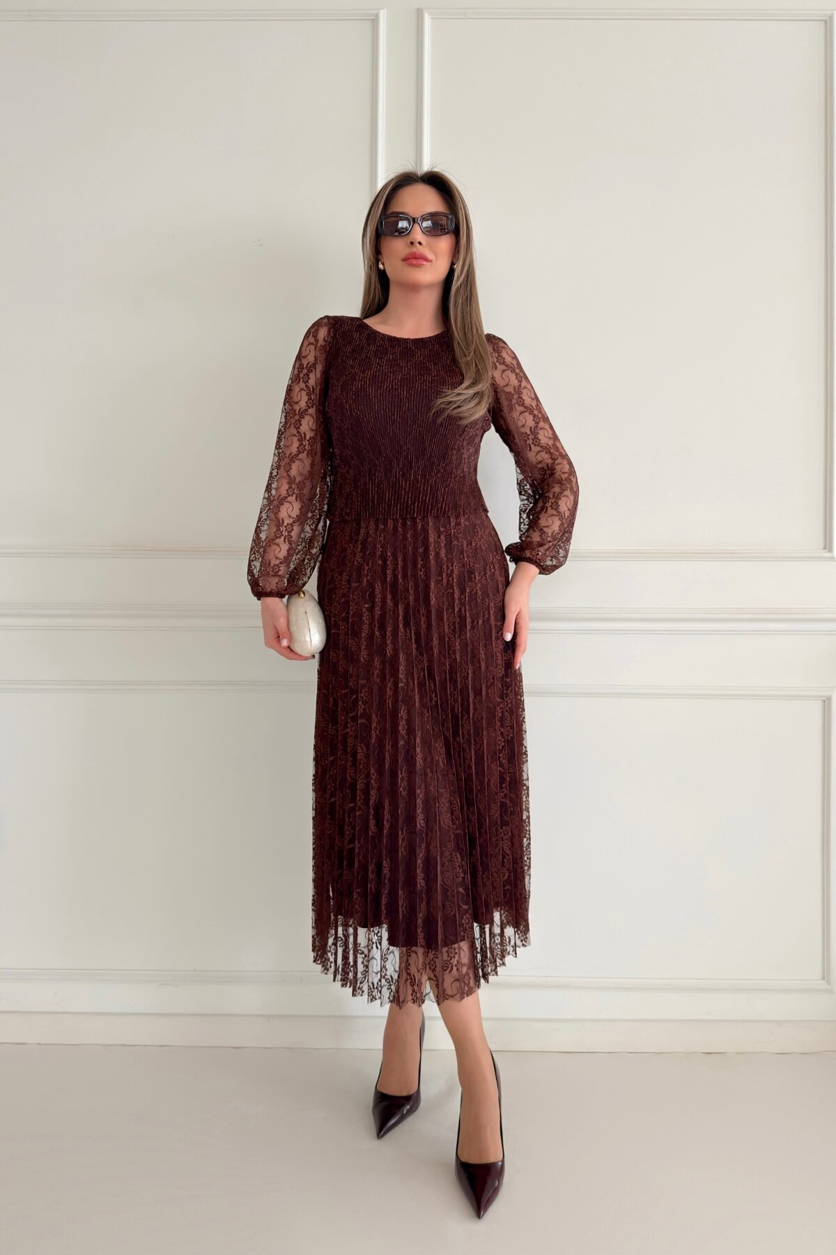 PLEATED DRESS