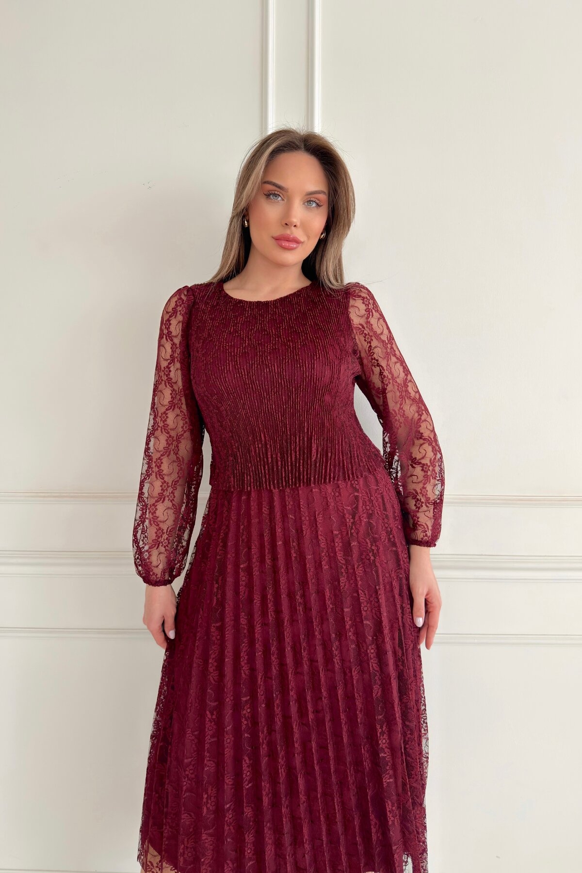 PLEATED DRESS