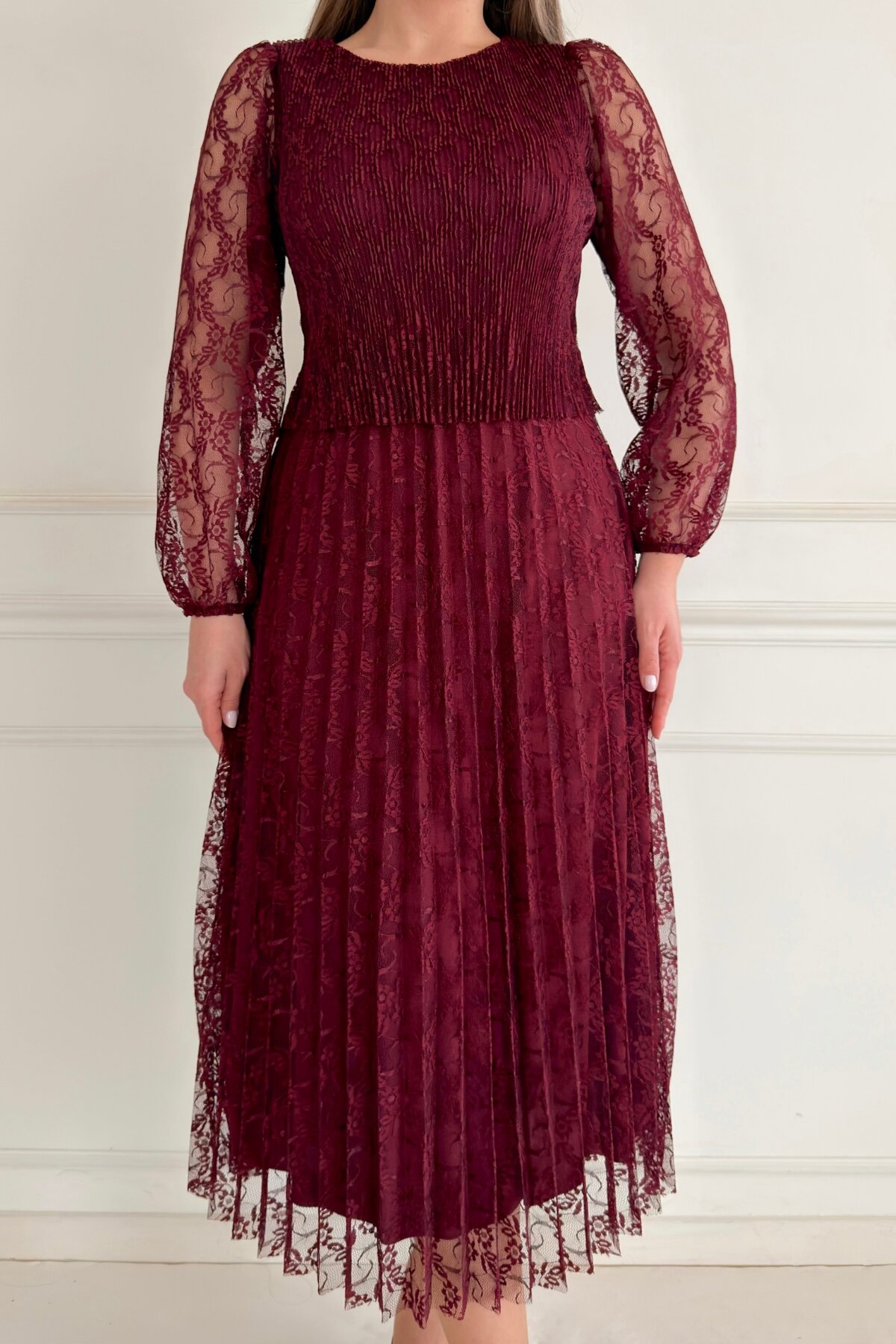 PLEATED DRESS