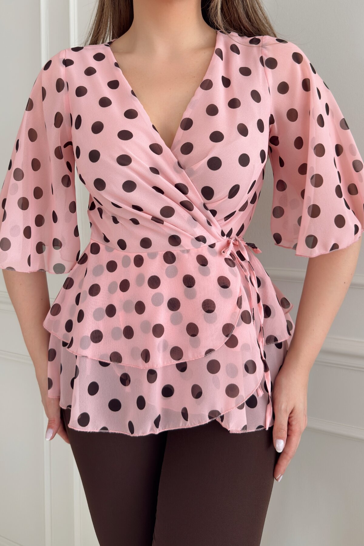 POLKA DOT BLOUSE