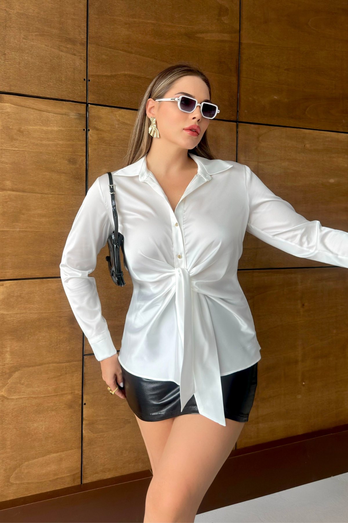 SATIN SHIRT
