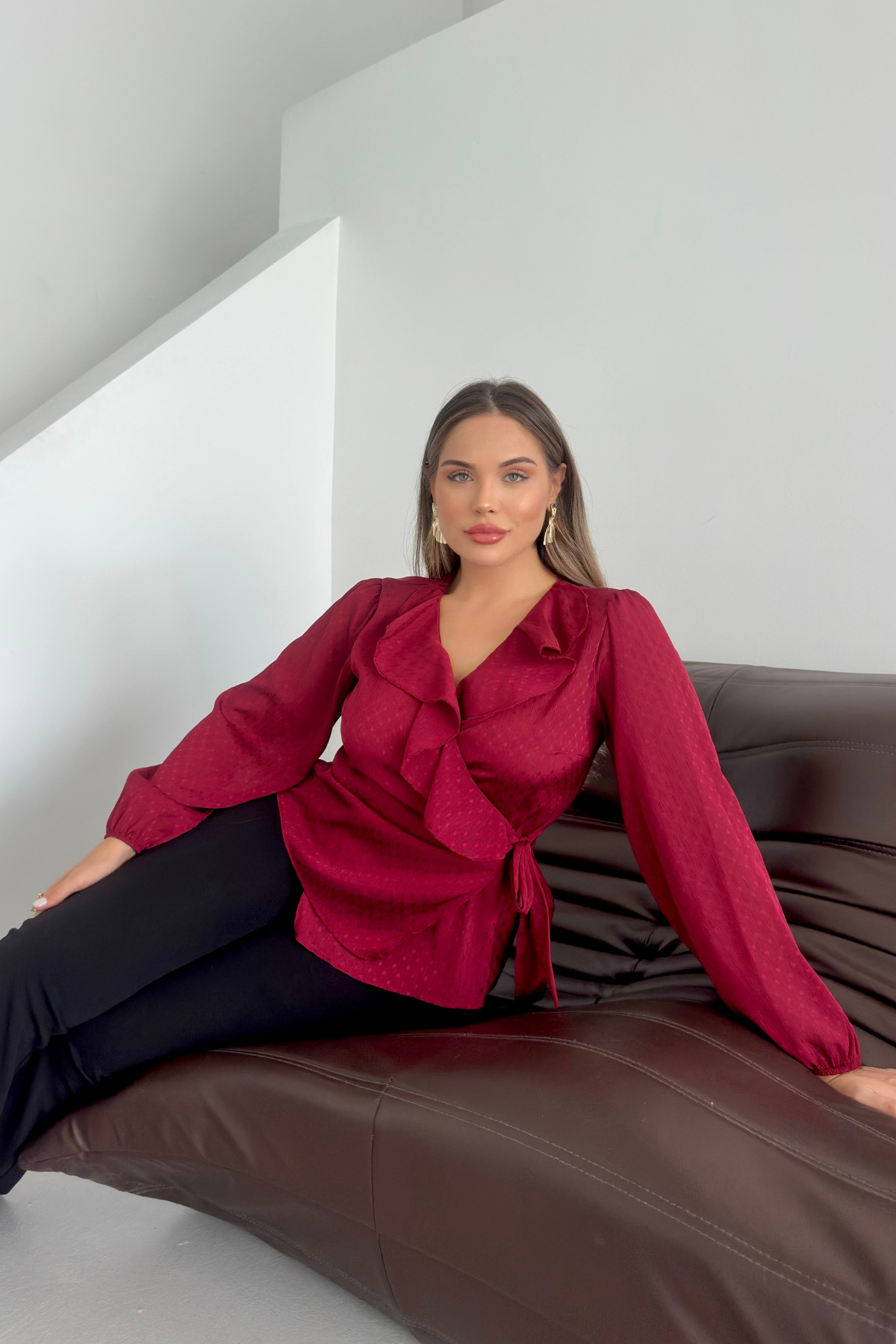 Yandan Bağlamalı Gömlek