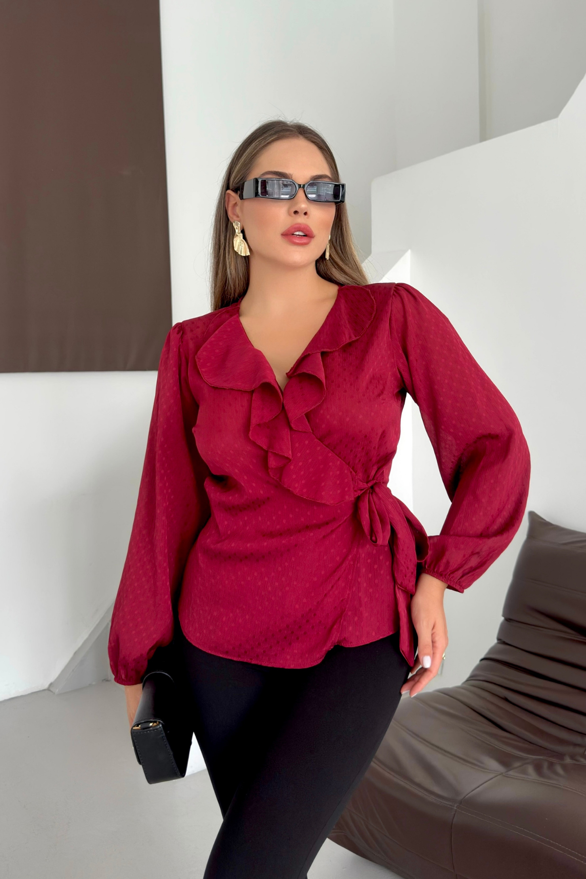 Yandan Bağlamalı Gömlek