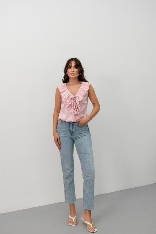 JACQUAR SATIN BLOUSE