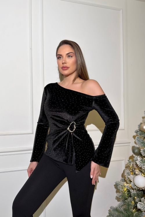 Yeni Sezon Kadife Bluz