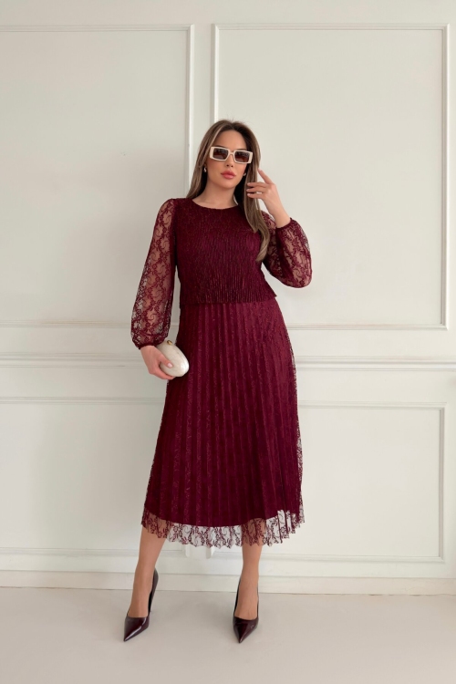 PLEATED DRESS