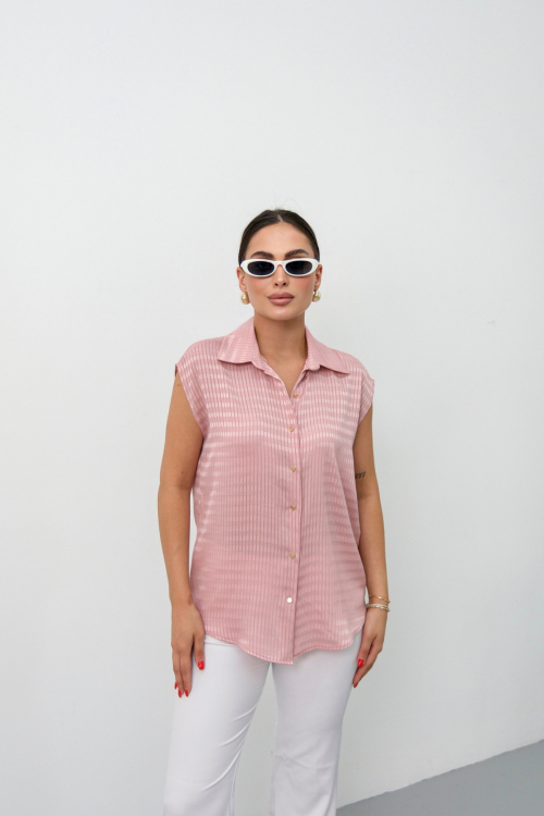 SCUBA PANELLED SATIN SHIRT