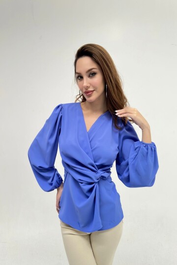 FRONT KNOTTED JESIKA BLOUSE