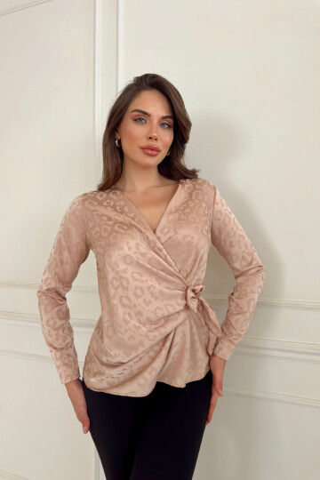 JACQUAR SATIN BLOUSE