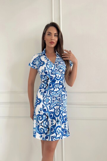 PATTERNED DOUBLE DRESS