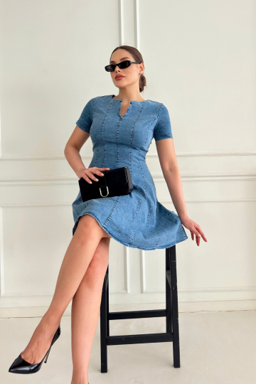 DENIM DRESS