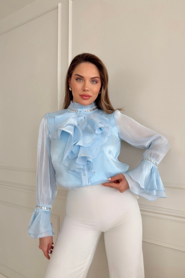 STONE EMBROIDERED SHIRT