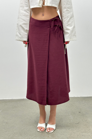 WRAP LONG SKIRT